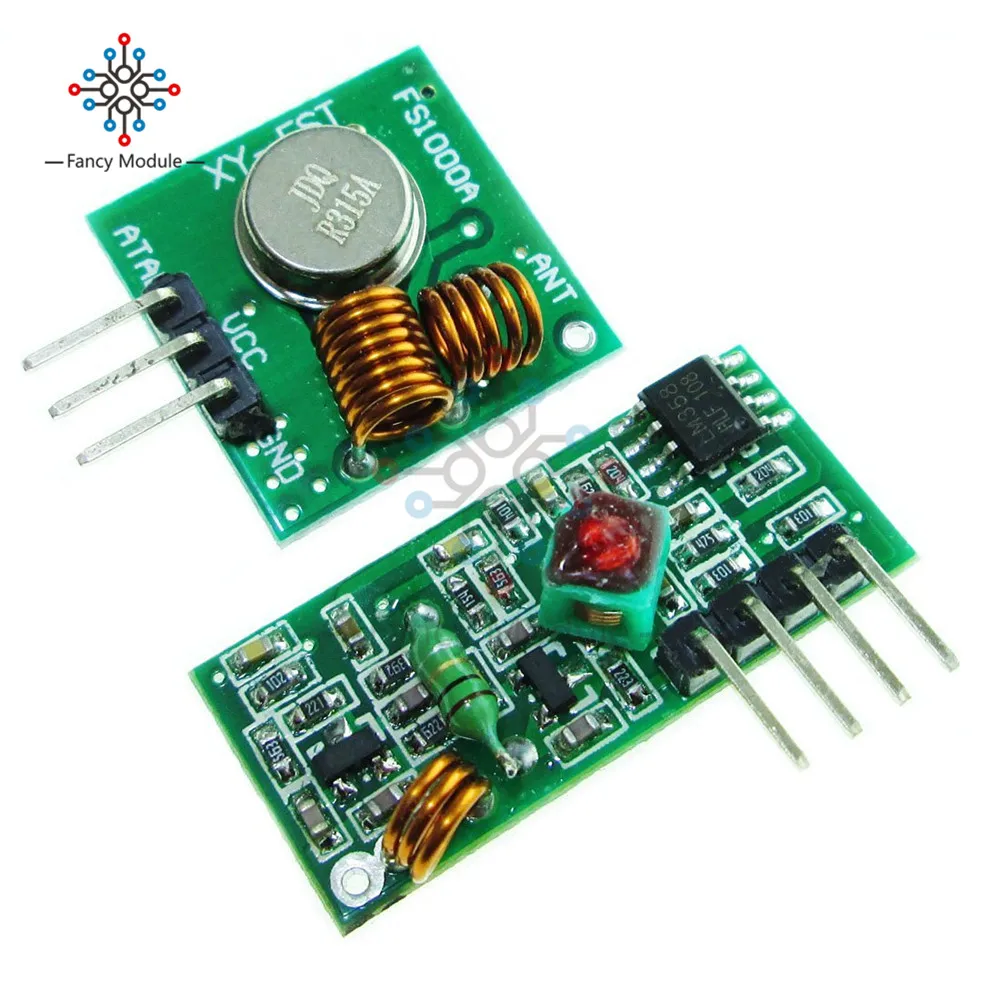 

1 pair 315Mhz RF transmitter and receiver link kit for for Arduino ARM MCU WL