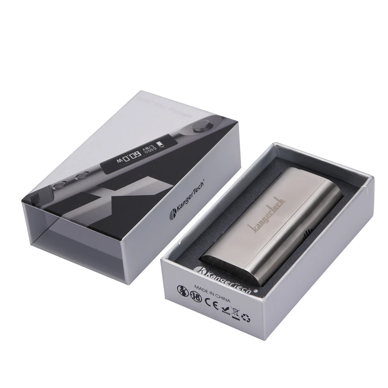 Оригинальная электронная сигарета Kanger KBOX Mini Platinum Box Mod Vape 60 Вт контроль