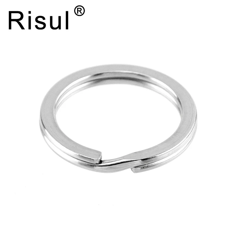 Risul 2 мм плоский диаметр провода кольцо для ключей наружный 25/28/30/32/35 Основные