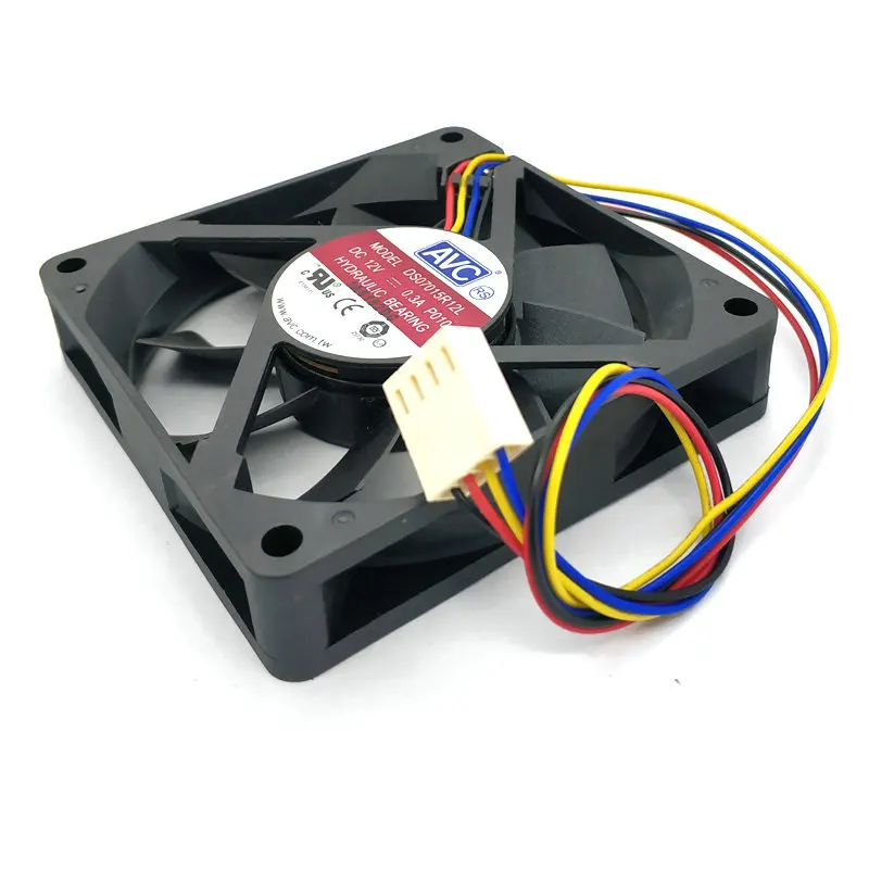 Новый Оригинальный AVC DS07015R12L DC12V 0 30a 70*70*15 мм 7 см Компьютерный Вентилятор