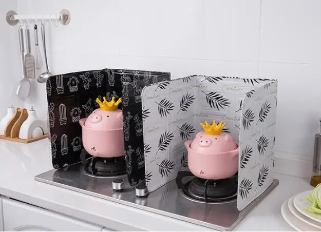 Кухонные гаджеты масляные перегородки масляные разбрызгиватели экраны алюминиевая фольга плита газовая плита брызгозащищенная перегородка домашняя кухня инструменты для приготовления пищи