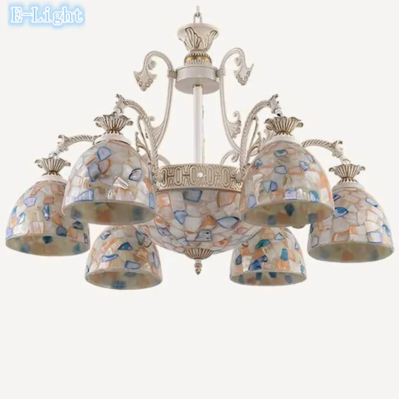 Подвесные лампы в средиземноморском стиле потолочные светильники Северной