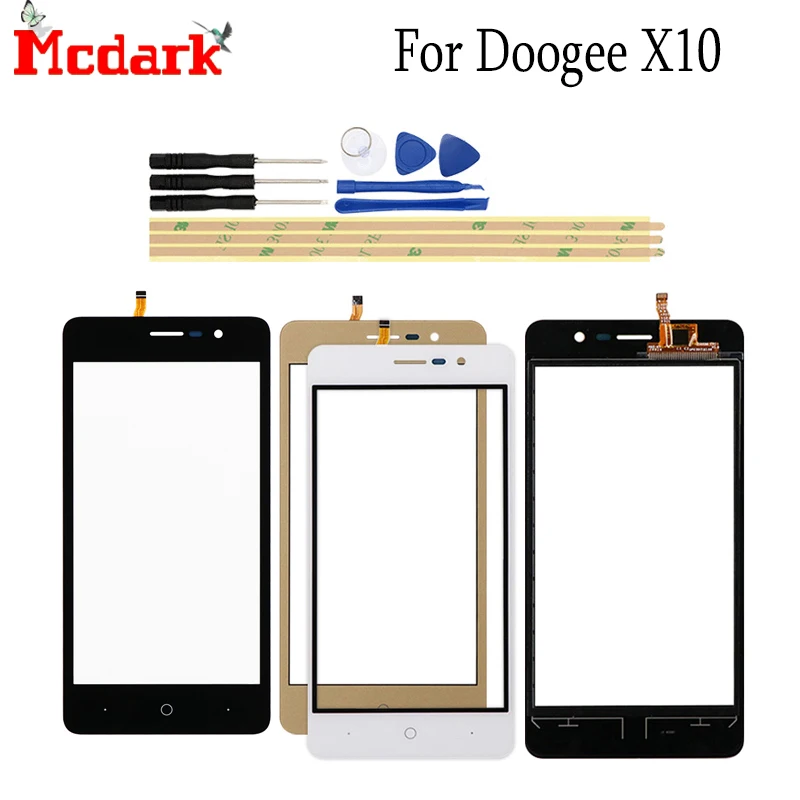 Mcdark Для Doogee X10 Переднее стекло сенсорный экран мобильный телефон 5 0 дюймов