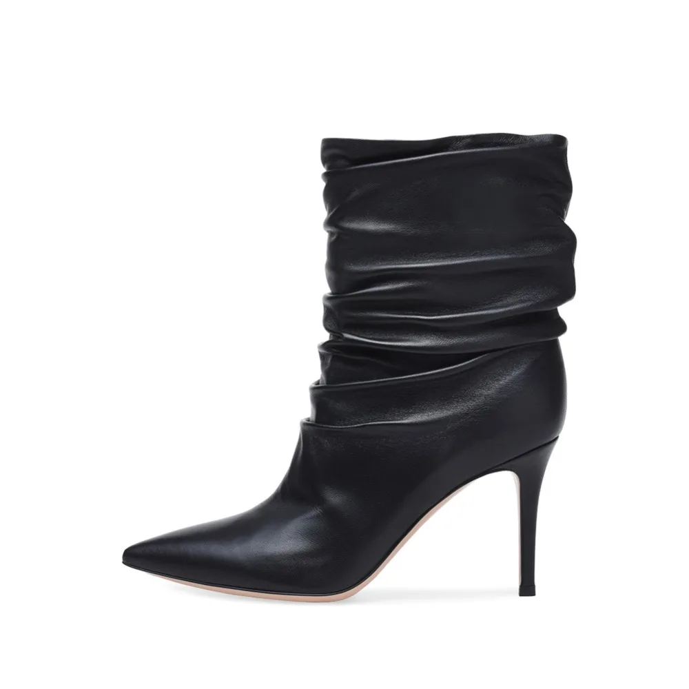 Брендовые женские ботинки на высоком каблуке сезон осень-зима Модные ботильоны