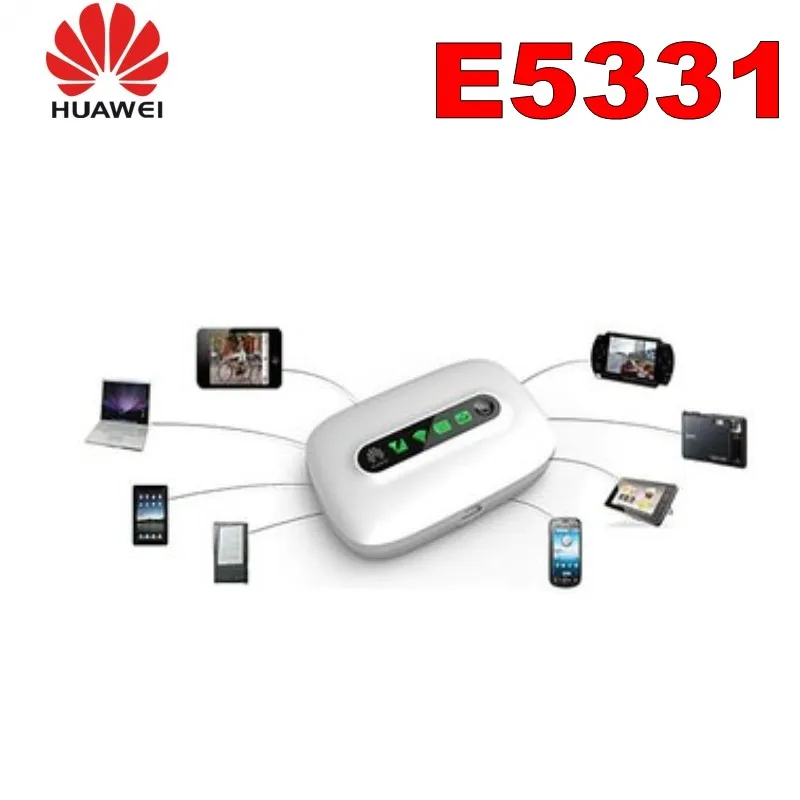 Новый Оригинальный разблокированный Wi Fi роутер HUAWEI E5331 3G MiFi Hotspot с поддержкой 21