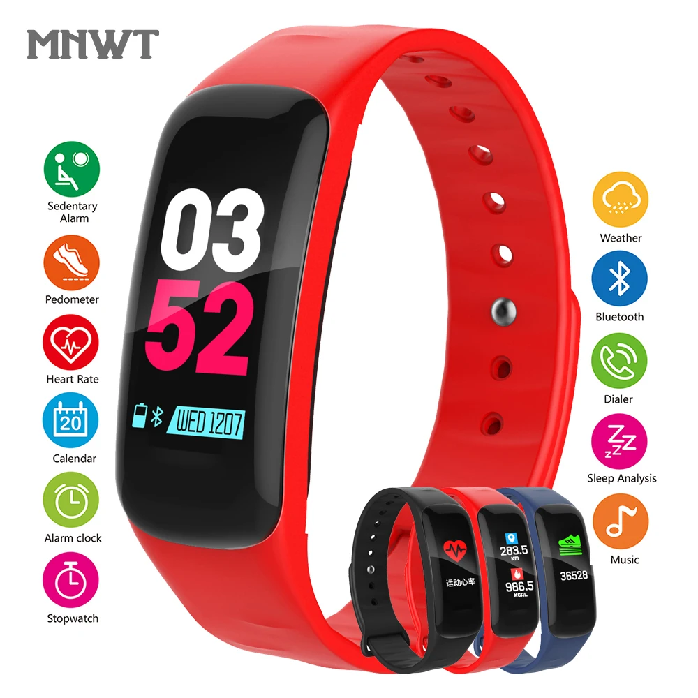 

Фитнес-браслет MNWT C1, водонепроницаемый, IP67