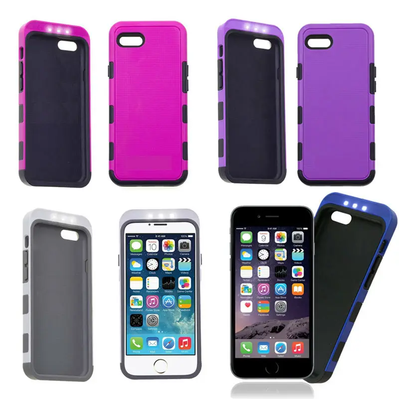 Для iPhone 6 Lumee из светодиодов горит свет сотовый телефон чехол | Электроника