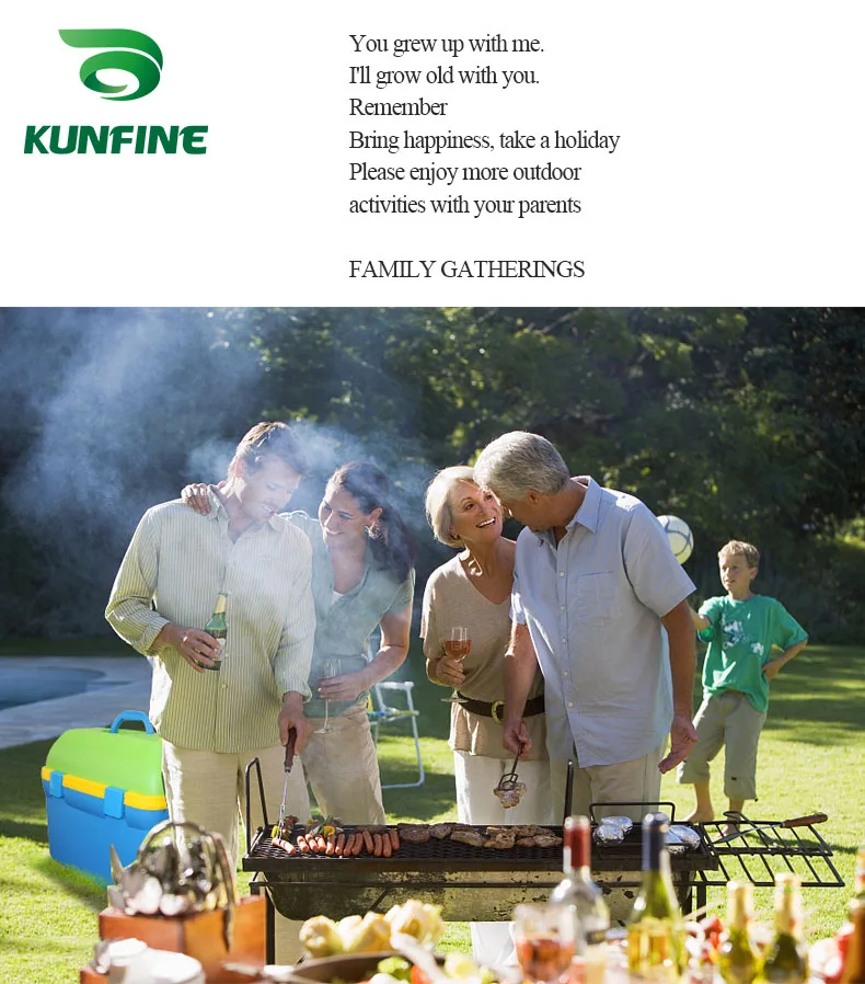 KUNFINE 12V DC автомобильный холодильник 18L Многофункциональный холодильник автомобильный переносной холодильник морозильник охладитель синий низкая энергия 36W