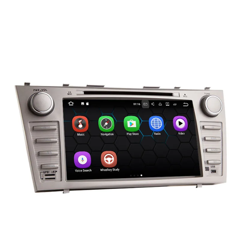 7 дюймов 2G RAM 32G ROM Android 9 0 автомобильный dvd-плеер с GPS Bluetooth Wifi DAB + BT OBD HD навигационная