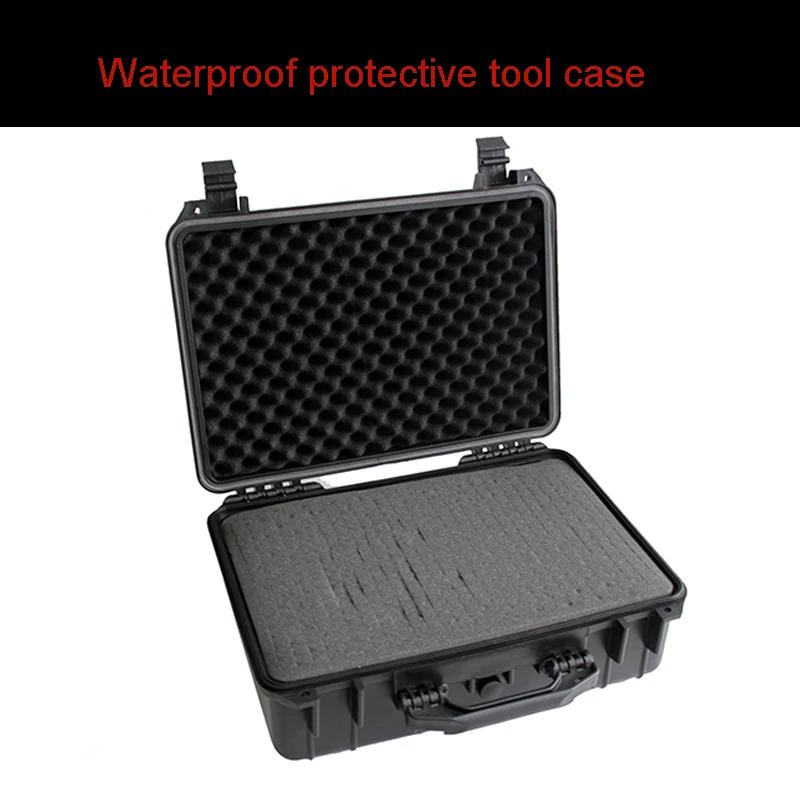 

Tool case toolbox suitcase Impact resistant sealed waterproof protective case 426*284*158mm Instrument box with pre-cut foam
