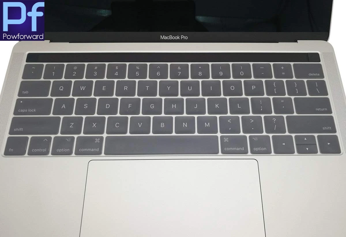 Силиконовый защитный чехол для клавиатуры MacBook Pro с сенсорной панелью 13 дюймов и 15