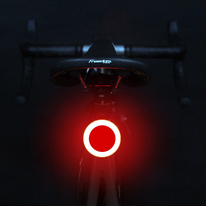 New Bicycle LED Tail Light Safety Warning Night Mountain Bike Rear Lamp Usb Charging bike Creative taill | Спорт и развлечения