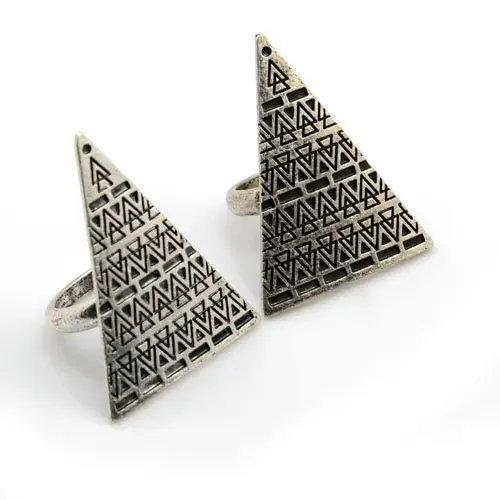 2 шт. в партии африканские ювелирные изделия антикварное серебряное кольцо с