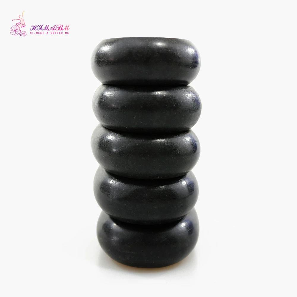 HIMABM 11*7*3 см Natrual Hot Spa большой черный базальтовый камень массаж эфирное масло массаж камень вулканический для Sacrum
