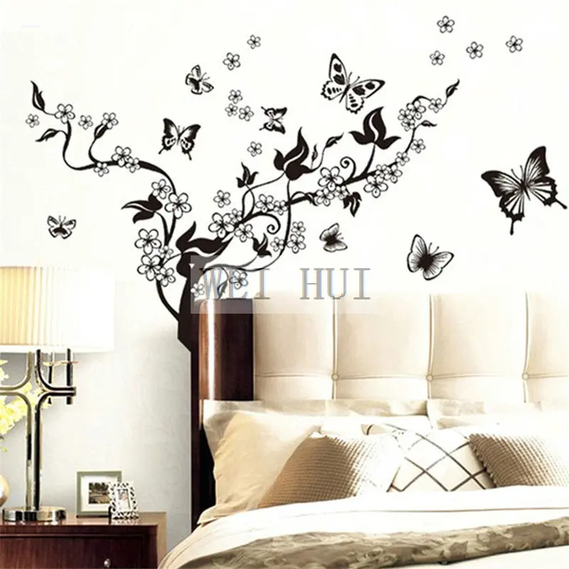 Танцы бабочка цветок bloom виниловые панно Книги по искусству стены Стикеры