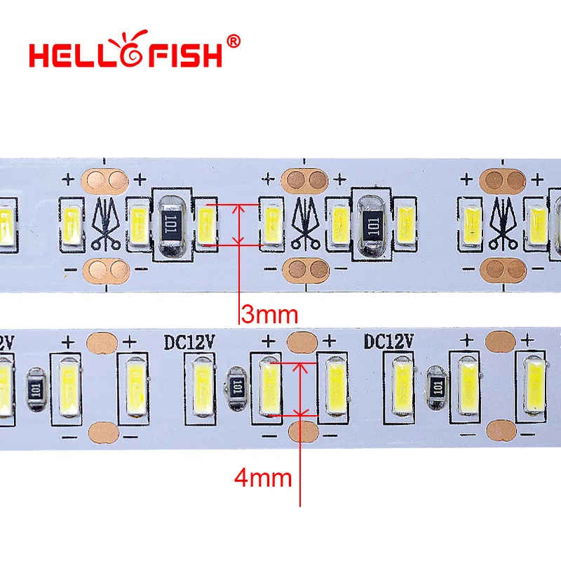 Hello рыбы 5 м 4014 Светодиодные ленты 120 LED/M DC12V гибкая светодиодная лента светильник