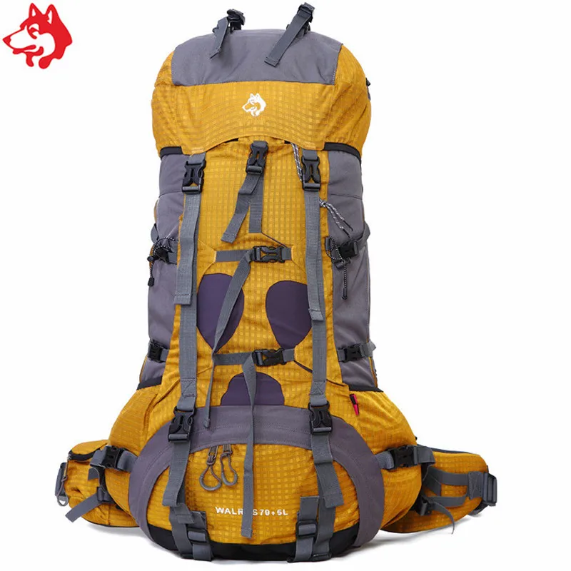 Спортивная сумка для активного отдыха 75 л красный/синий/желтый л|sport bag|high qualitybackpack