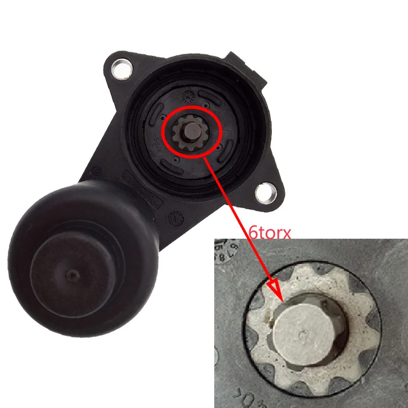 3C0998281A 3C0998281B 32330208 3C0998281 12/6 Torx/зубчатые колеса ручной тормоз тормозной суппорт Серводвигатель для VW Passat CC Sharan Q3 - Цвет: 6torx