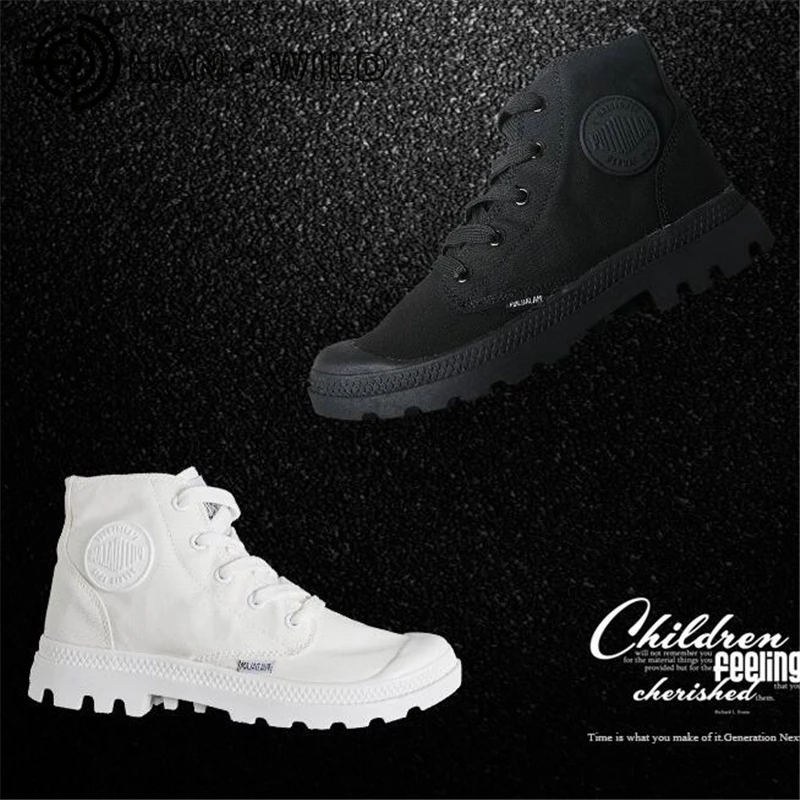 Женская обувь уличные армейские ботинки Классическая парусиновая женские