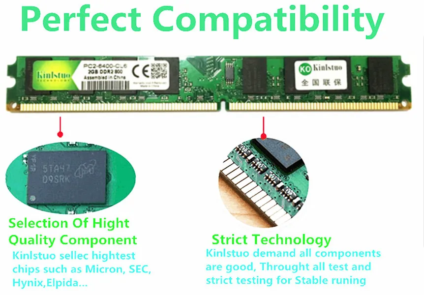 Kinlstuo Rams новая DDR2 1 Гб 2 Гб 4 ГБ 800 мгц PC 6400 память ddr2 2 Гб 667 МГц ОЗУ для DIMM рабочего стола 240pin