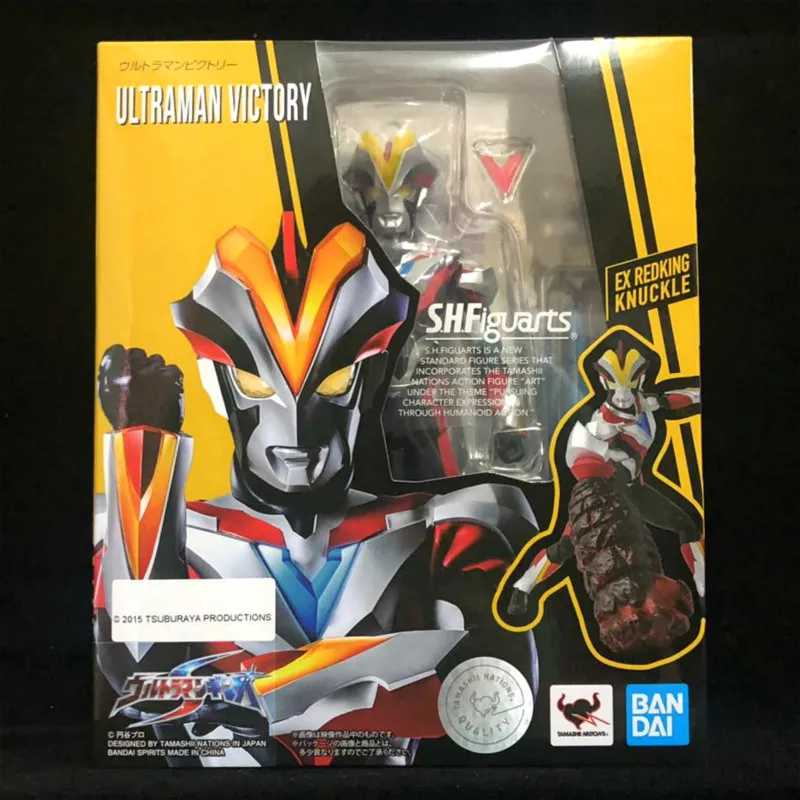 PrettyAngel Подлинная фигурка BANDAI Spirit S.H. Фигурки SHF Ultraman Ginga S Victory|Игровые фигурки и
