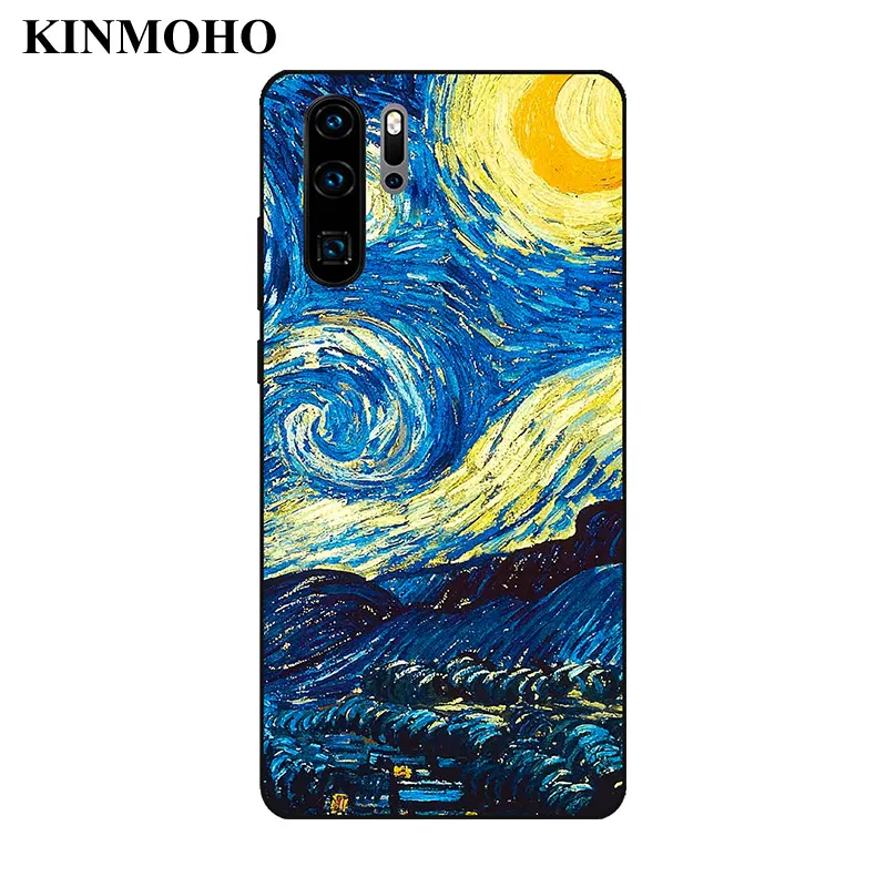 Чехол Ван Гога с изображением звездной ночи для Huawei Mate 20 Lite чехол P20 P30 Pro Honor 8X MAX 10 9