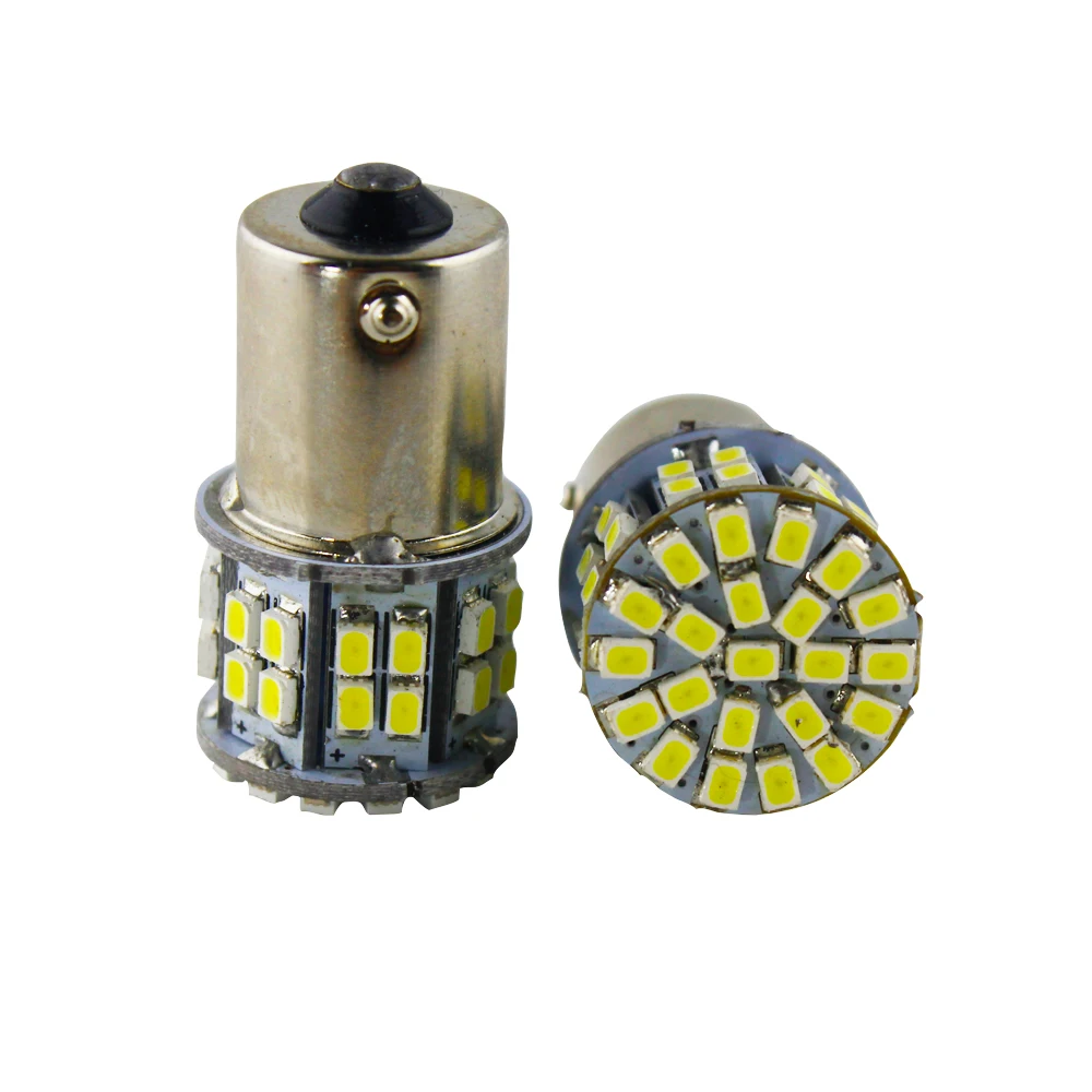 2 шт. Автомобильные светодиодные лампы 1156 P21W Ba15s 50 1206 SMD 12 В|Сигнальная лампа| |