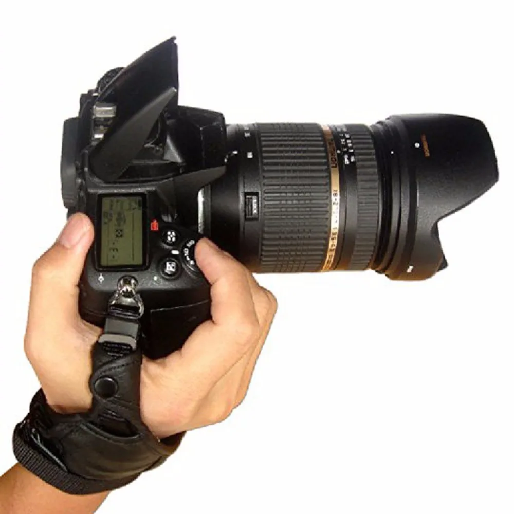 Ремешок из натуральной кожи для цифровой зеркальной камеры Canon Nikon Sony Pentax Olympus