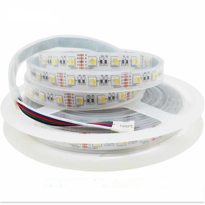 Новый светодиодный RGBW/RGBWW светодиодные ленты DC 12V 5050 Smd 5 м/рулон 60 бусин на метр RGB +