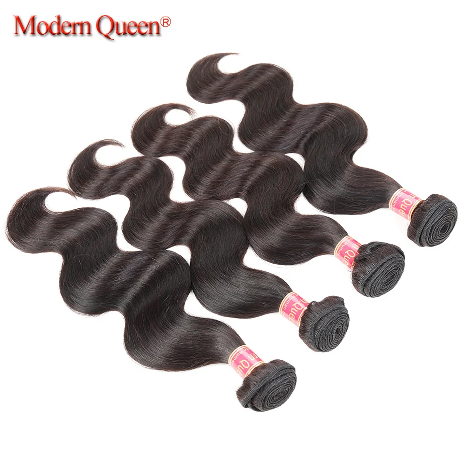 Queen Hair Products Бразильские Объемная Волна 4 Связки Бразильского Виргинские Волос