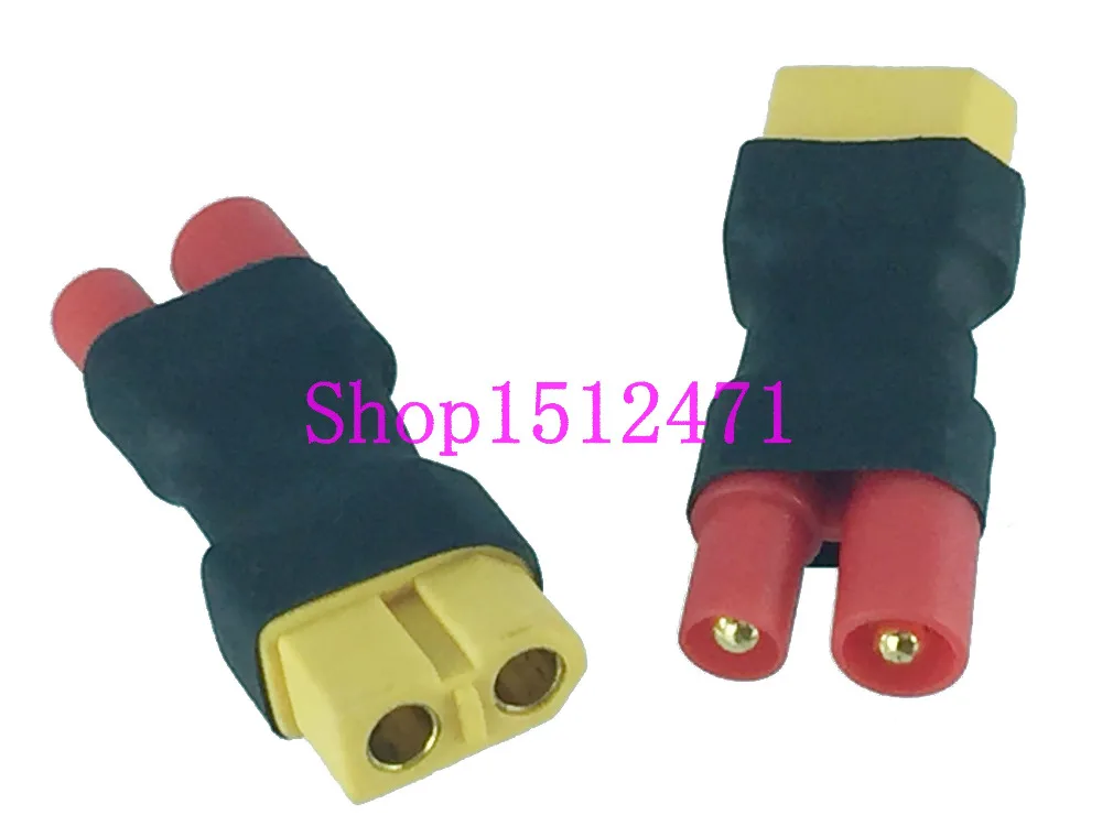 

1pce XT60 Female to HXT 3.5mm Male No wire adapter for lipo battery Turnigy