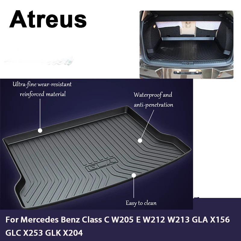 Atreus Автомобильный багажник напольный коврик поднос покрывало для Mercedes Benz Class C W205