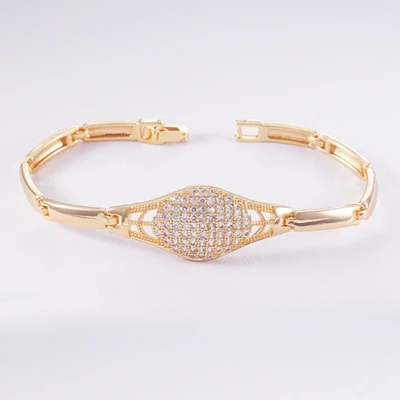 19-gold color 24 стиля, Модные Позолоченные Браслеты для женщин и мужчин, Теннисный AAA кубический цирконий, браслет-цепочка, ювелирный подарок, Прямая поставка - Окраска металла: 19-gold color