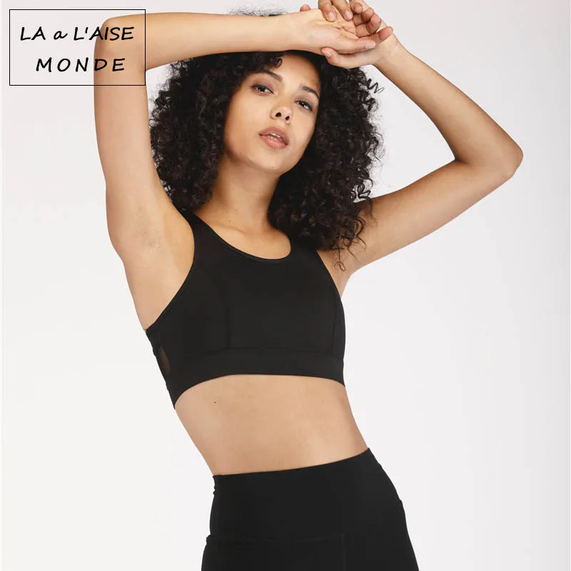 Женский спортивный бюстгальтер Bh для активного отдыха сетчатый йоги топ