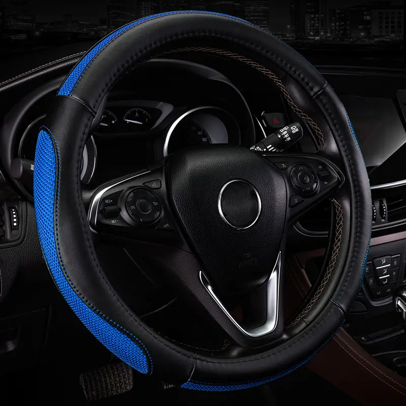 Чехол рулевого колеса автомобиля Противоскользящий автомобильный Стайлинг для