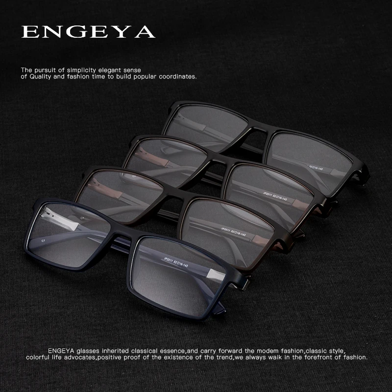 Мужские брендовые дизайнерские очки ENGEYA модель TR90 классические 5 цветов # IP2009 #|brand