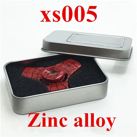 1 pc Spiderman Red 1 шт. Marvel супер герой Спиннер металлический гироскоп Халк ручной Спиннер Супермен Человек-паук Tri-Spinner Железный человек Капитан Америка игрушки - Цвет: 1 pc Spiderman Red