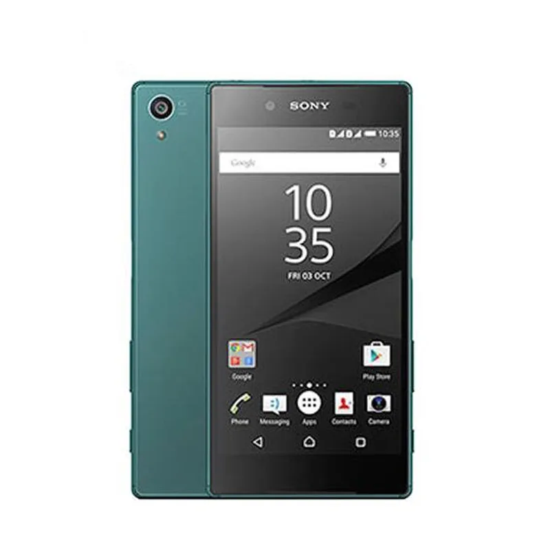 Разблокированный мобильный телефон sony Xperia Z5 E6653, 5,2 дюймов, GSM WCDMA ram, 3 ГБ rom, 32 ГБ, 4G LTE, Android, четыре ядра, камера 23 МП - Цвет: E6653 Green
