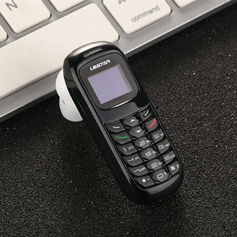 Black L8Star GTStar BM70 Мини bluetooth телефон 0,66 дюймов разблокированный мини мобильный телефон Bluetooth наушники Dialer одна sim-карта - Цвет: Black