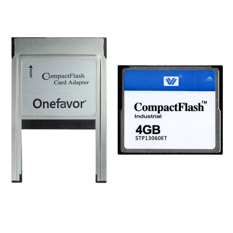 10PCS/LOT 128MB 256MB 512MB 1GB 2GB 4GB Compact Flash Card Industrial CF Memory card With PCMCIA adapter Type II & Type I