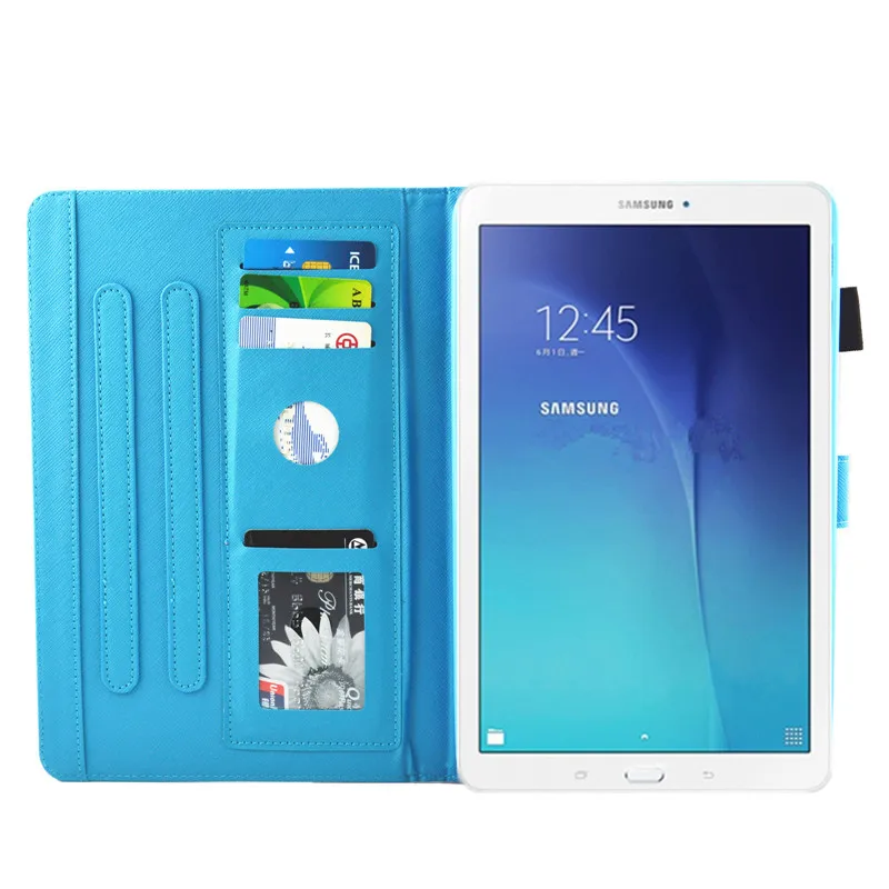 Wekays для Samsung Tab A 10 1 кожаный чехол с мультяшным единорогом Galaxy 2016 &quotT585 T580 T580N