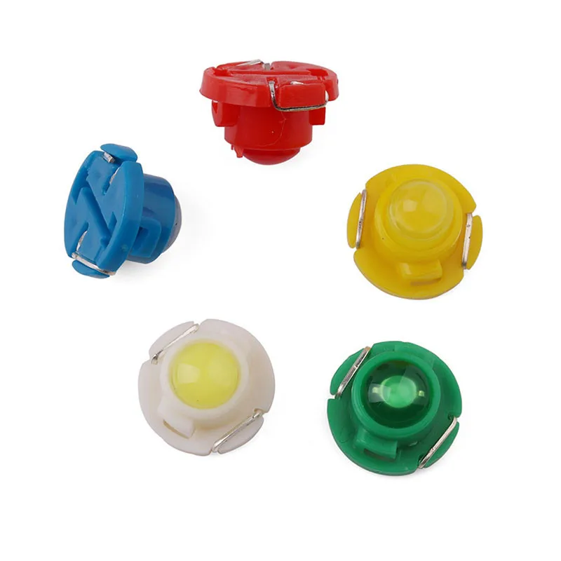 YSY 1000 шт. T4.7 COB 1 SMD 12В приборной панели обмотки лампочки Предупреждение индикаторная лампочка лампа приборной панели Белый красные, синие зеленый 12 V