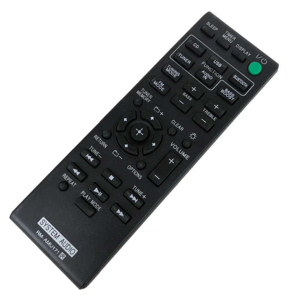 Новая запасная деталь для SONY SYSTEM AUDIO Remote Control RM AMU171 CMT SBT100 HCD Fernbedienung|Пульты ДУ| |