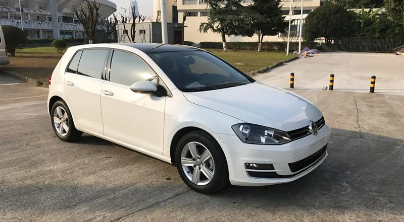 Аксессуары Спойлеры для Volkswagen VW Golf 7 MK7 пластик черный окрашенный задний спойлер Крылья автомобильный Стайлинг 2 шт