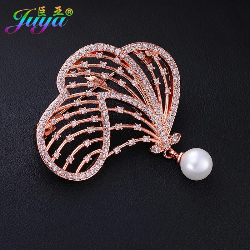 2017 модные Кристаллы Стразы Ali Moda жемчуг золотой цветок булавка для лацкана