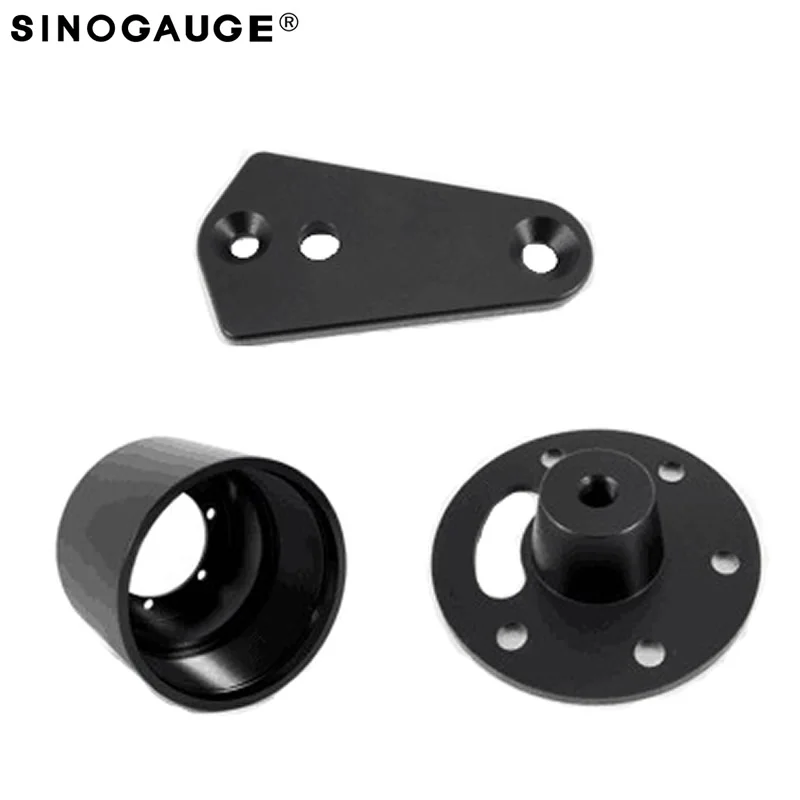

85mm Bracket Housing Cup for Motorcycle Gauge Installation Black Billet Aluminum