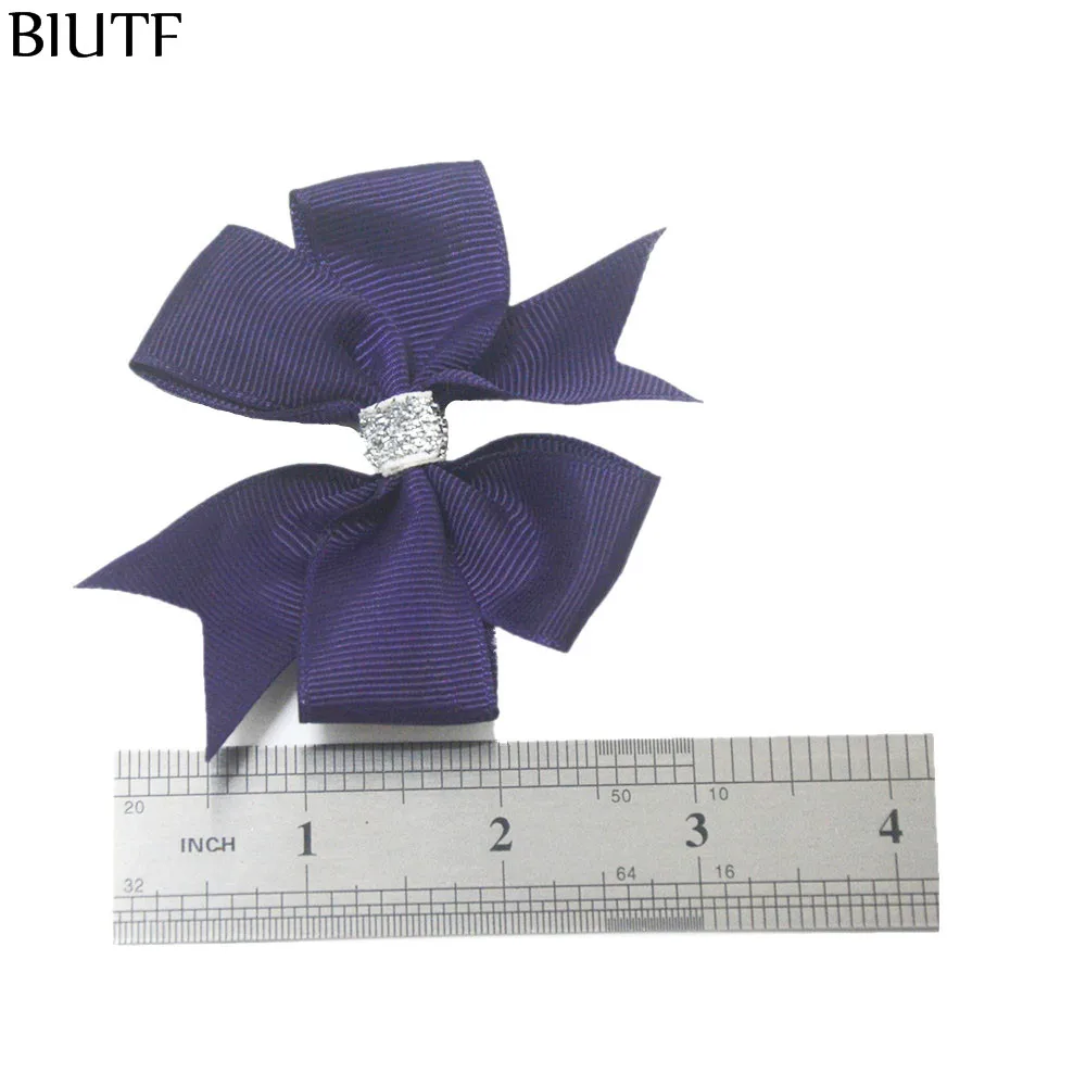 32 шт./лот 3 дюймовая бутиковая корсажная лента бант головной убор аксессуары