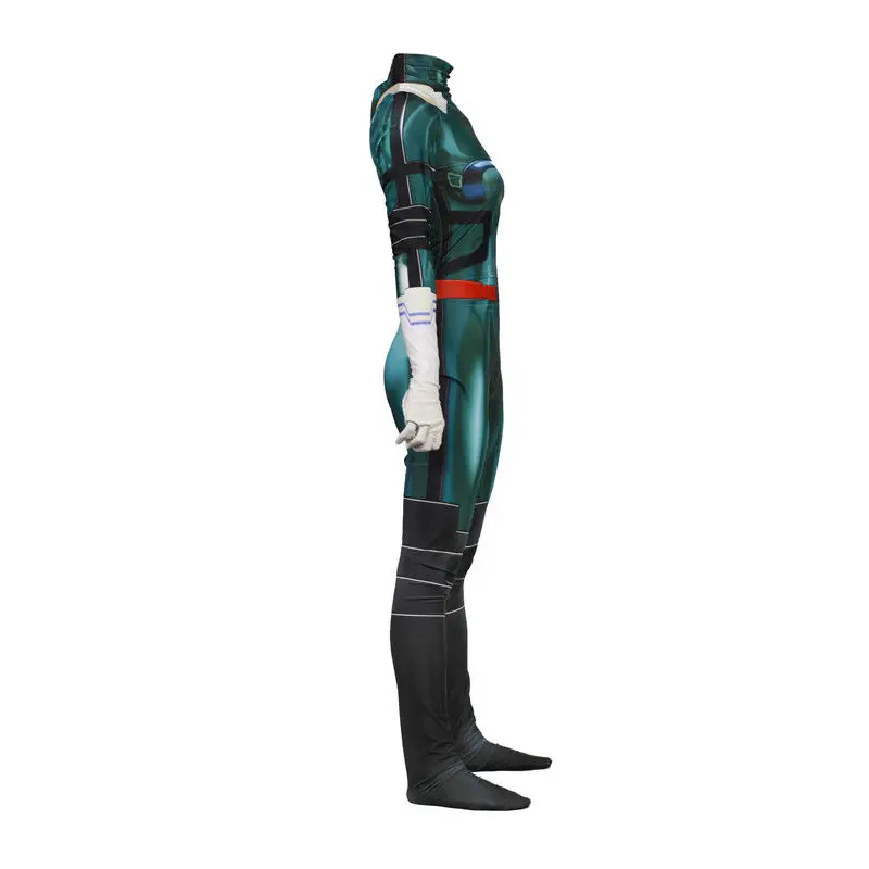 Аниме Boku без герой Deku Izuku Midoriya костюм мой Академии косплэй зентай комбинезон для