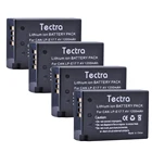 Tectra 4 шт. LP-E17 LP E17 7,4 V1200 mAh литий-ионный аккумулятор для камеры Canon EOS 200D Rebel T6i 750D T6s 760D M3 8000D Kiss X8i