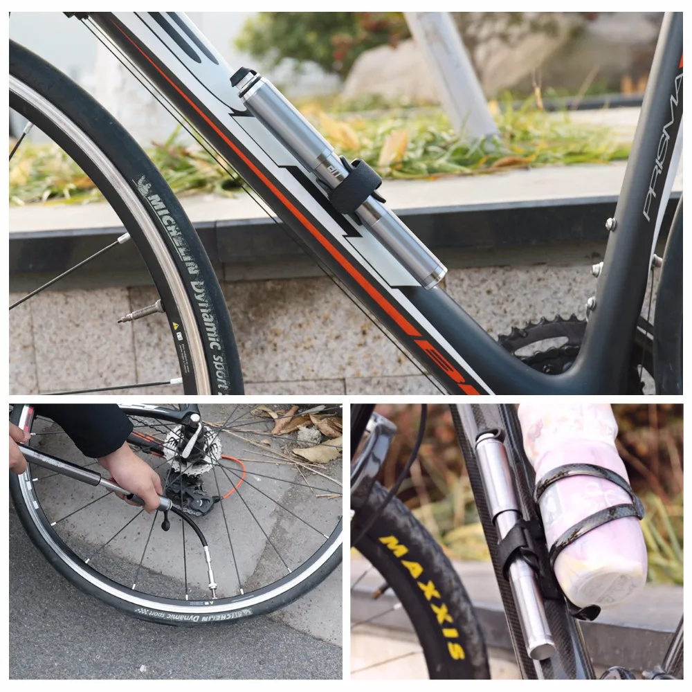 Колесный мини насос для велосипеда Портативный MTB велосипедный Аксессуары (A/V) (F/V)